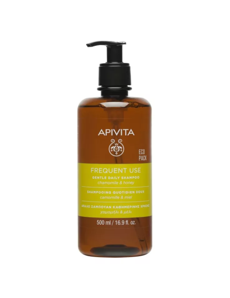 APIVITA Champú Suave Uso Frecuente - Formato Familiar 500ml.