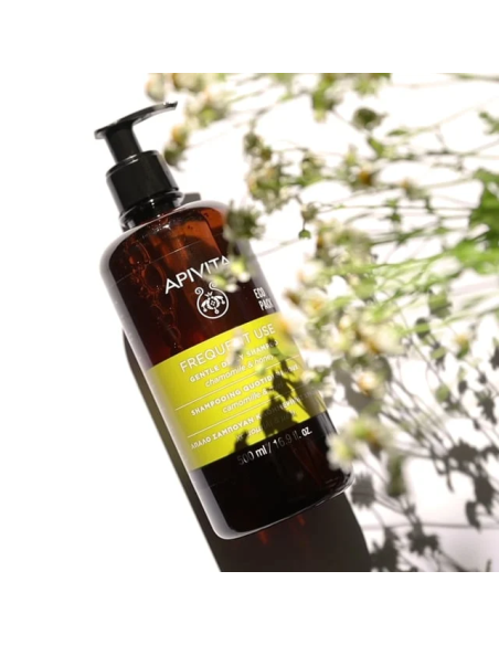 APIVITA Champú Suave Uso Frecuente - Formato Familiar 500ml.