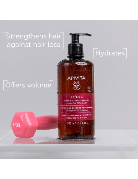 APIVITA Champú Tonificante Anticaida Para Mujeres ECOPACK 500ml.