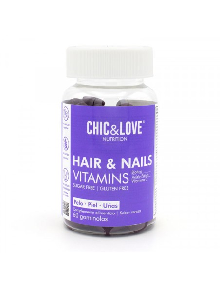 CHIC & LOVE - Gominolas de vitaminas · Pelo y uñas.