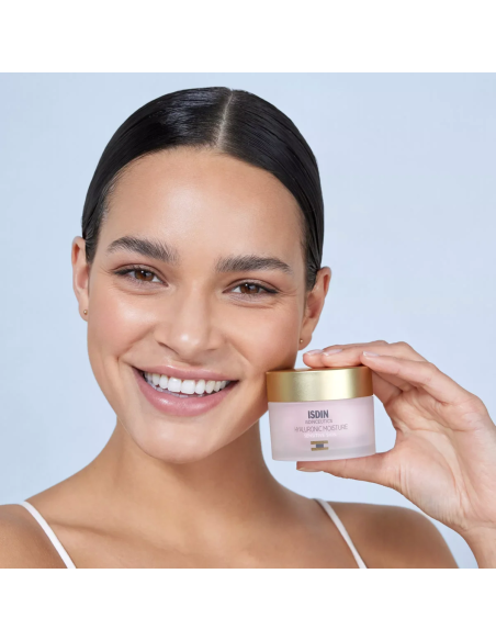 ISDIN -Crema facial hidratante con Ácido Hialurónico para piel sensible.