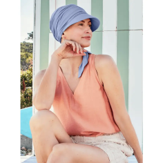 HocBriana - Gorra SPF50+ Bambú Viscosa - CHRISTINE HEADWEAR.