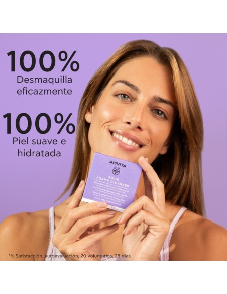 APIVITA - Limpiador & Desmaquillante Sólido.