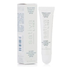 SATIVA L-TEX - Bálsamo Labial Hidratante y Protector...
