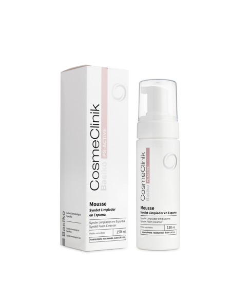 Basiko PS-Active Mousse - Espuma Limpiadora Suave para Piel Sensible y Oncológica