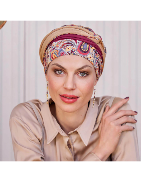 HocNOYA Moroccan Paisley · Turbante Viscosa · CHRISTINE HEADWEAR