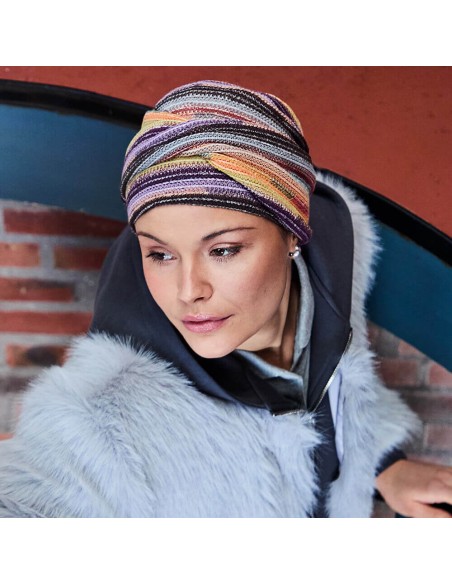 HocZOYA-V Vintage Autumn – Turbante de Algodón - Christine Headwear.