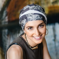 COSY POPPY GREY - Turbante Bambú Viscosa - Aderans Headwear