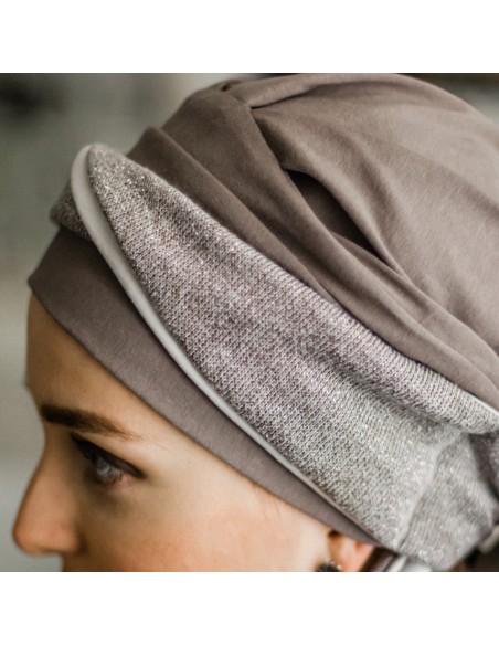 SMART GLITTER ARENA - Turbante de Algodón - Aderans Headwear.