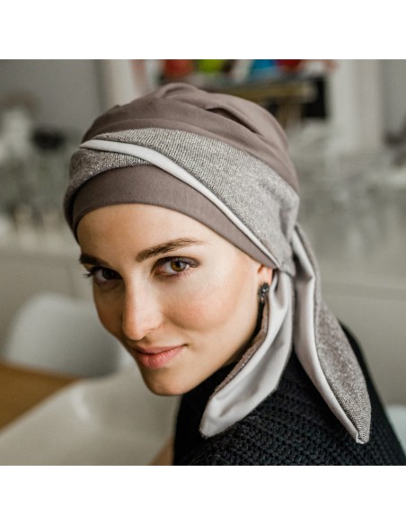 SMART GLITTER ARENA - Turbante de Algodón - Aderans Headwear.