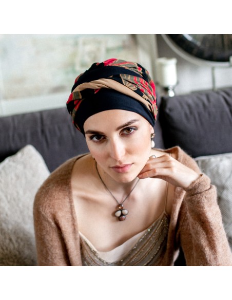 FANCY GARDENS PALACE - Turbante de Algodón - Aderans Headwear