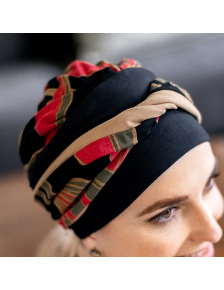 FANCY GARDENS PALACE - Turbante de Algodón - Aderans Headwear