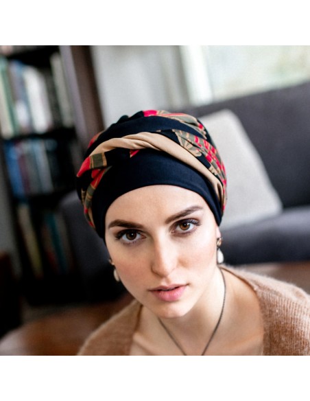 FANCY GARDENS PALACE - Turbante de Algodón - Aderans Headwear