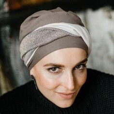 FANCY GLITTER ARENA - Turbante de Algodón - Aderans Headwear 2