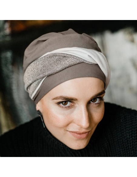 FANCY GLITTER ARENA - Turbante de Algodón - Aderans Headwear