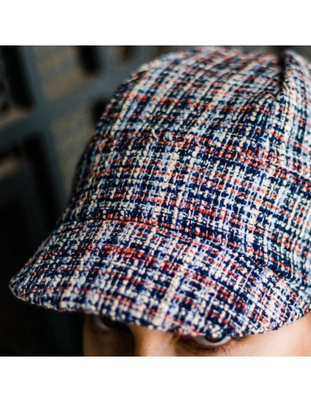 CRETA TWEED BLUE - Gorra de Algodón - Aderans Headwear.