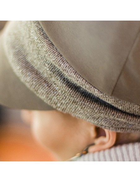 CRETA GLITTER DUO ARENA - Gorra de Algodón - Aderans Headwear.