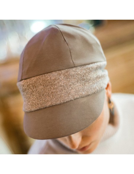 CRETA GLITTER DUO ARENA - Gorra de Algodón - Aderans Headwear.