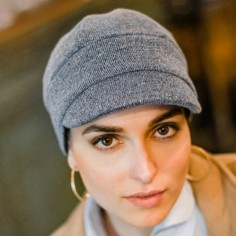 CRETA GLITTER BLUE - Gorra de Algodón - Aderans Headwear.