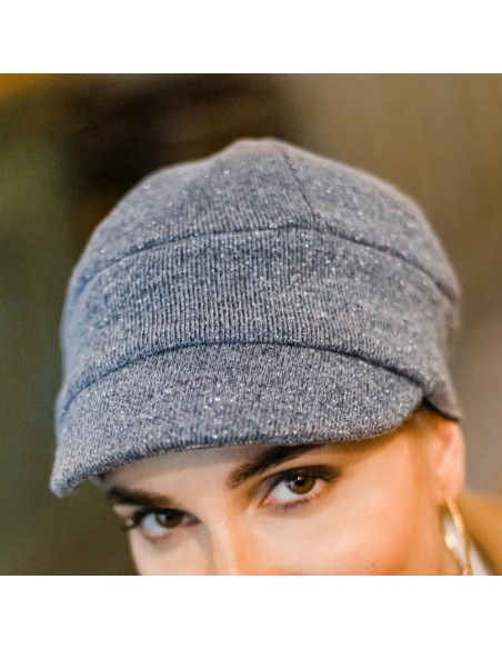 CRETA GLITTER BLUE - Gorra de Algodón - Aderans Headwear.