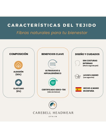 ELEGANCE METROPOLITAN - Turbante de Algodón - CAREBELL HEADWEAR