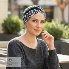TURBANTE CONFORT LEOPARD - algodón - Carebell Headwear
