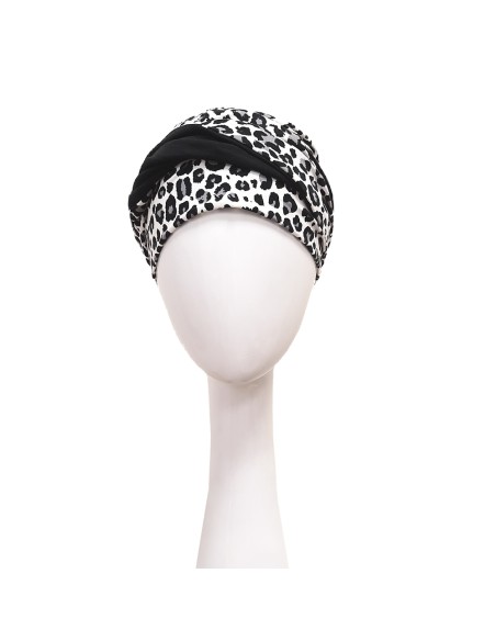 TURBANTE CONFORT LEOPARD - algodón - Carebell Headwear