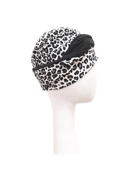 TURBANTE CONFORT LEOPARD - algodón - Carebell Headwear