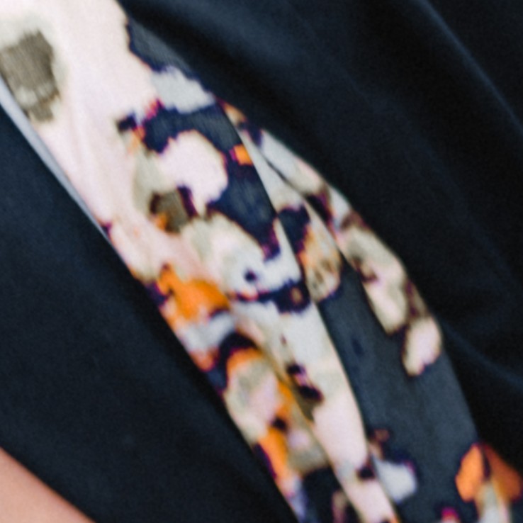 ELEGANCE NIGHT FLORA - Turbante de Algodón -...