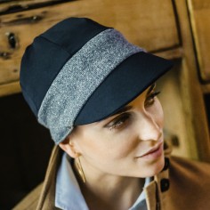 CRETA GLITTER DUO NAVY- Gorra de Algodón - Aderans Headwear. 2