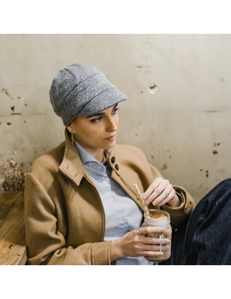 CRETA GLITTER BLUE - Gorra de Algodón - Aderans Headwear.