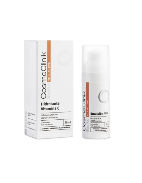 Basiko Hidratante Vitamina C - Crema Facial Antiedad, Iluminadora y Reafirmante