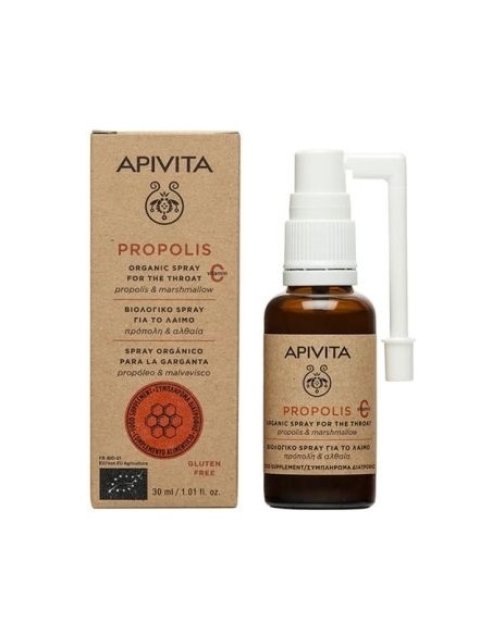APIVITA - Spray Orgánico Para La Garganta - Propolis.