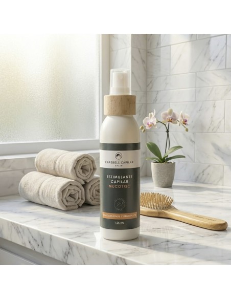 Loción capilar sin parabenos para fortalecer el cabello frágil y debilitado