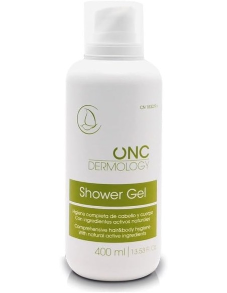 Gel y champú para quimioterapia y radioterapia ONC Shower Gel.