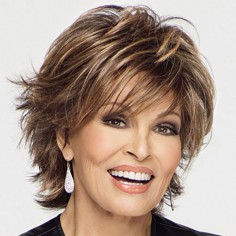 INDIANA MONO ★★★★◗◗- Peluca Sintética con Tul Frontal -...