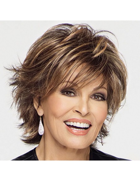 INDIANA MONO ★★★★◗◗- Peluca Sintética con Tul Frontal - RAQUEL WELCH.