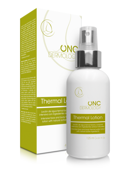 ONC Thermal Lotion para la hidratación profunda de la piel oncológica.