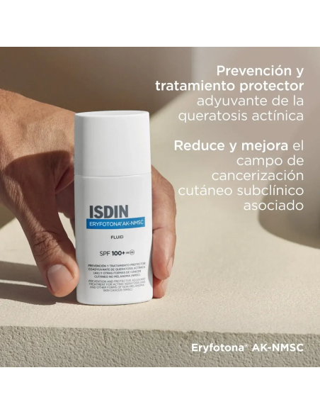 ISDIN Eryfotona Fluid 100+ Prevención y Reparación del Daño Actínico.