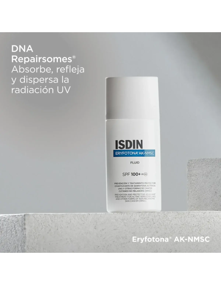 ISDIN Eryfotona Fluid 100+ Prevención y Reparación del Daño Actínico.