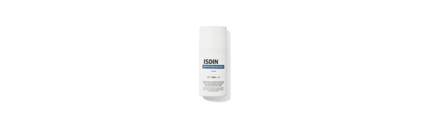 ISDIN Eryfotona AK-NMSC Fluid SPF 100+ Protección Solar Alta y Reparadora del Daño Actínico
