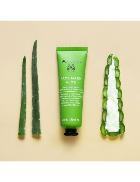 APIVITA Mascarilla Facial Hidratante con Aloe