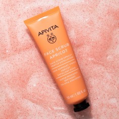 Exfoliante Albaricoque Apivita: renovación celular 94% natural 2