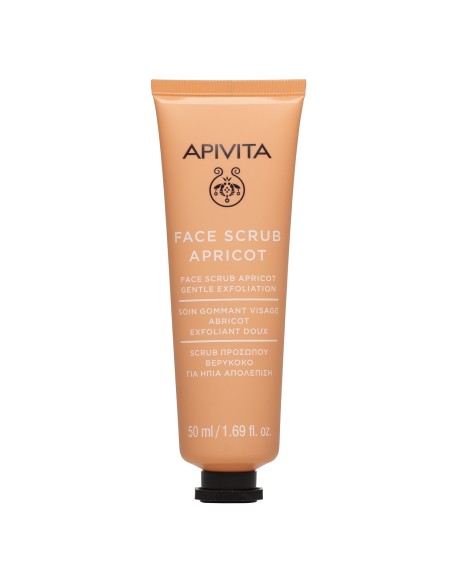 Exfoliante Albaricoque Apivita: renovación celular 94% natural