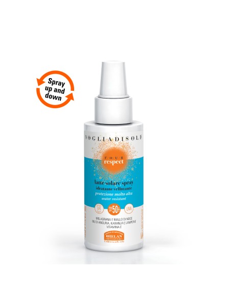 Helan · Spray Leche Solar Corporal SPF 50+ (Alta Protección Piel Sensible y Oncológica)