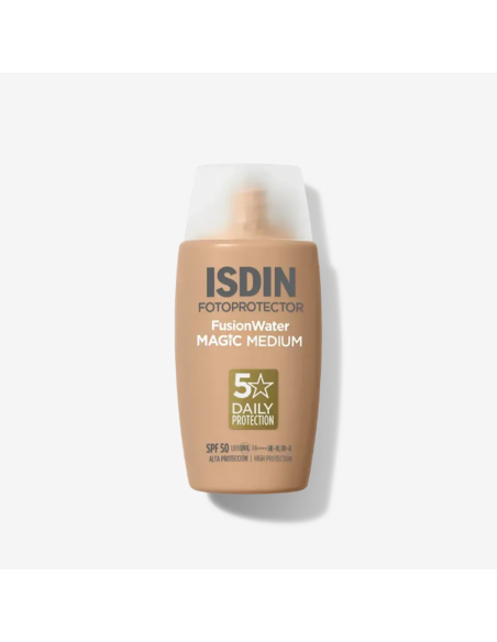 ISDIN Fusion Water Color Medium SPF 50 - Protector Solar Facial con Color
