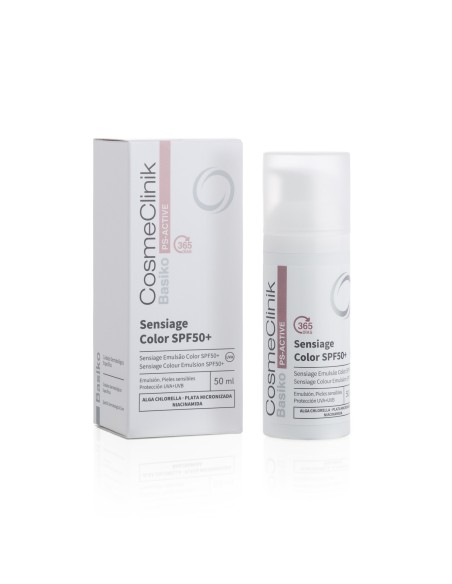 Cosmeclinik Basiko Sensiage Color – Hidratante de Día con Color y SPF 50+