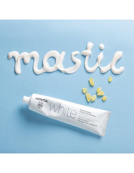 APIVITA DENTÍFRICO WHITE Blanqueador con Mástique & Propóleo