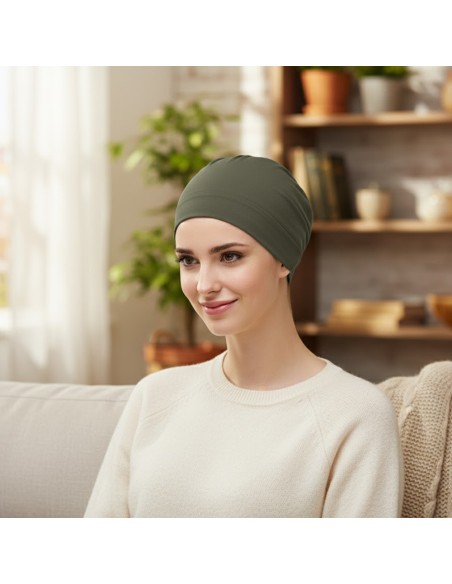 Gorro de Dormir Natalia en Algodón Carebell ·  Suavidad y Confort Oncológico