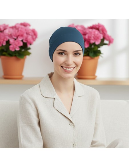 Gorro de Dormir Natalia en Algodón Carebell ·  Suavidad y Confort Oncológico